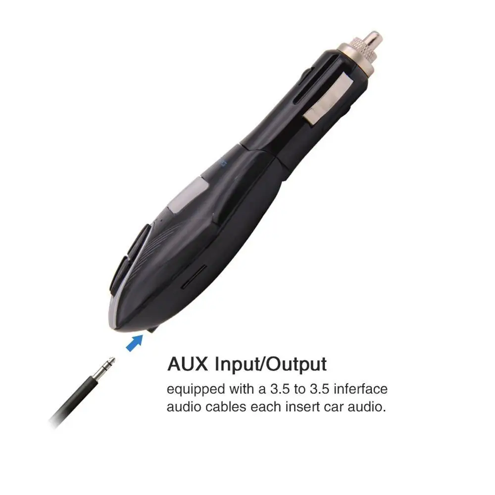 Bluetooth FM передатчик USB Автомобильное зарядное устройство Радио Аудио приемник