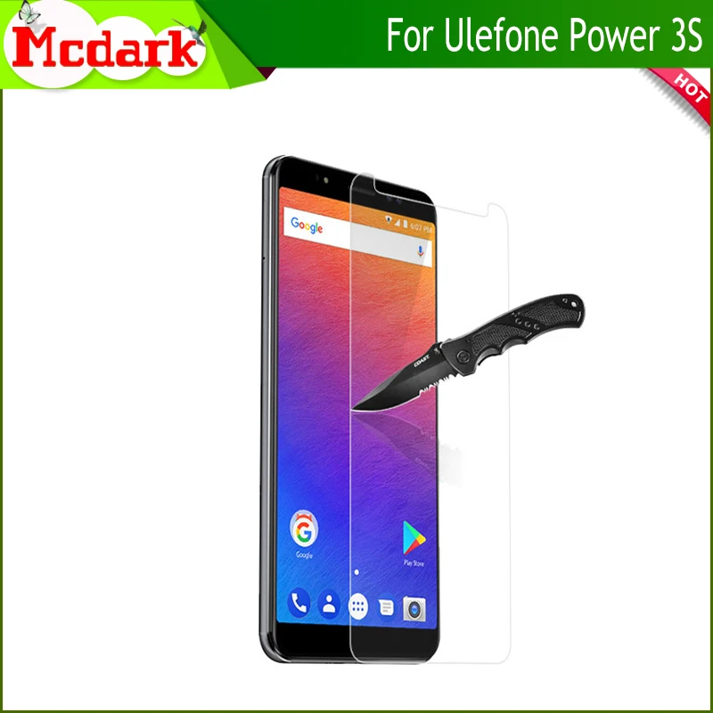 Mcdark 9H закаленное стекло для Ulefone Power 3S Защита экрана 6 0 дюймов Закаленное телефона
