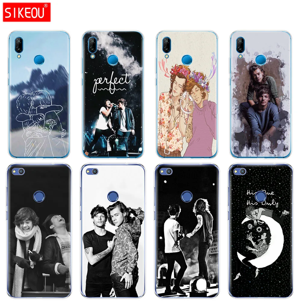 Силиконовый чехол для телефона Huawei P20 P7 P8 P9 P10 Lite Plus Pro 2017 p smart 2018 Larry Stylinson|Бамперы| |
