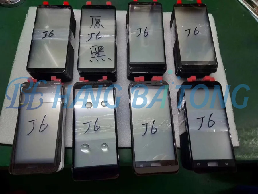 Замена Оригинальный Новый LCD Передний сенсорный экран Внешний стеклянный
