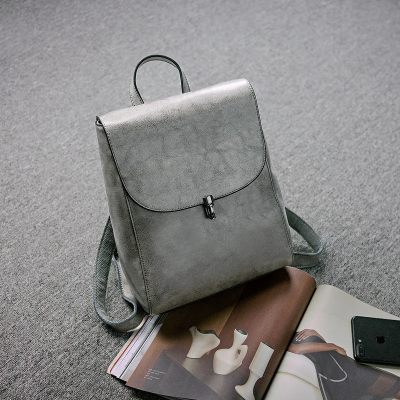 Women Backpack Schoolbag Genuine Leather School Feminina Backpacks 2018 Travel Bag Mochila DALFR | Багаж и сумки