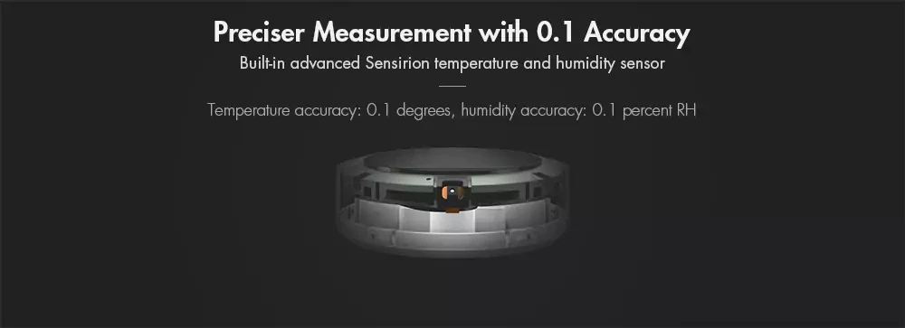 Xiaomi Mijia Bluetooth монитор температуры и влажности Датчик управления приложением Встроенный датчик ЖК-дисплей Магнитная палка низкая мощность