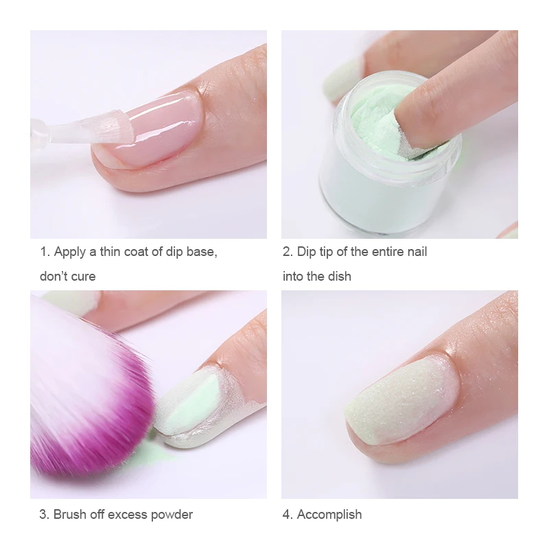 NICOLE DAIRY Dipping Nail Powder27 Colors Without Lamp Cure Natural Dry Nails Powder System Designs10ml | Красота и здоровье