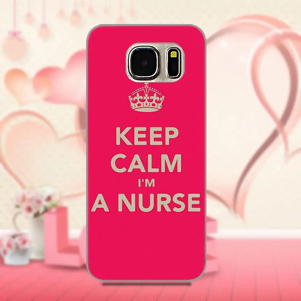 Oedmeb Keep Calm I'm A медсестра ТПУ телефон для Apple iPhone 4 4S 5 5C 5S SE 6 6S 7 8 Plus X LG G3 G4 G5 G6 K4 K7 K8 K10