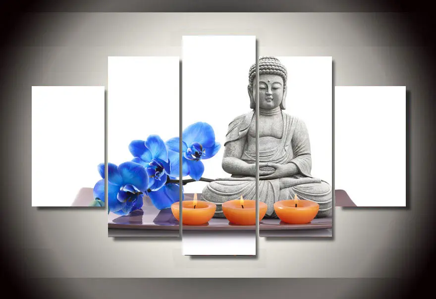 

HD Printed Buddha Painting on canvas room decoration print poster picture canvas framed Free shipping/aa-1198