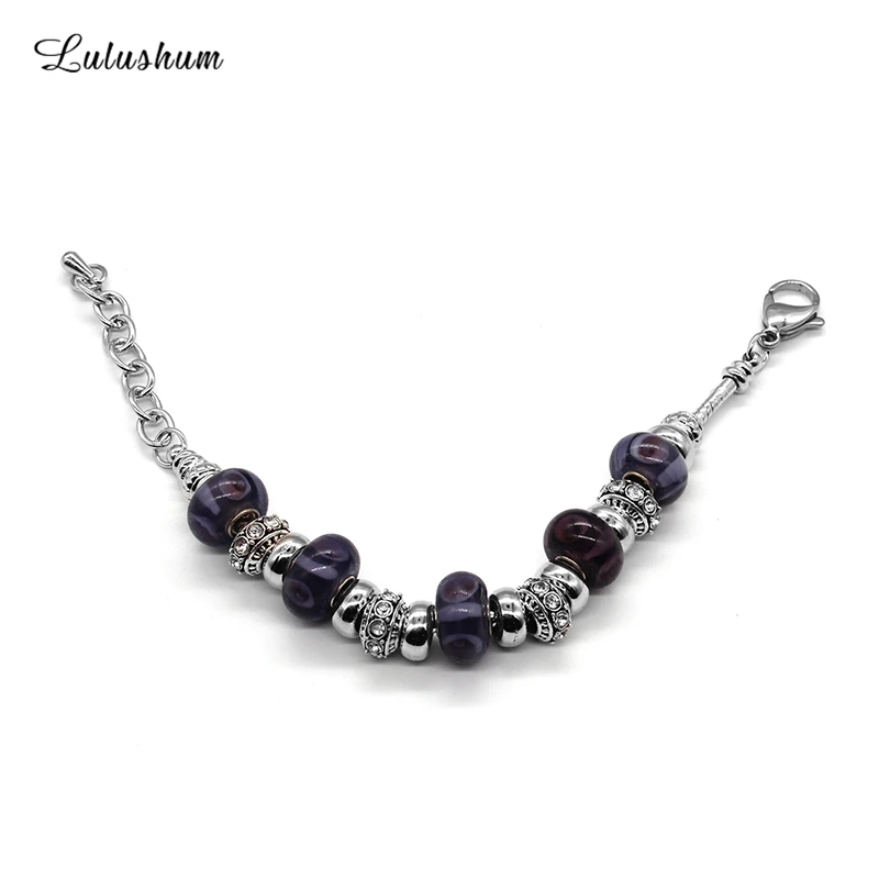 SANYU 2019 новый стиль высокое качество браслет-цепочка застекленные бусины подходят