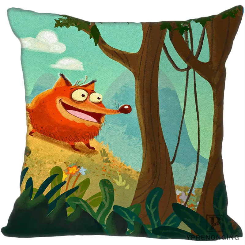 Square Pillowcase На заказ водная лиса квадратная Наволочка на заказ на молнии чехол для подушки 35X35,40x40,45x45 см(одна сторона) 180522-02-05 - Цвет: Square Pillowcase