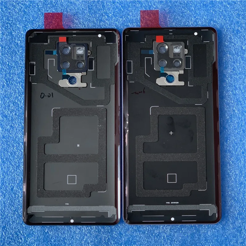 Чехол для 7," huawei mate 20 X Axisinternational со стеклянной задней крышкой, корпус+ рамка для камеры+ стеклянный объектив+ вспышка