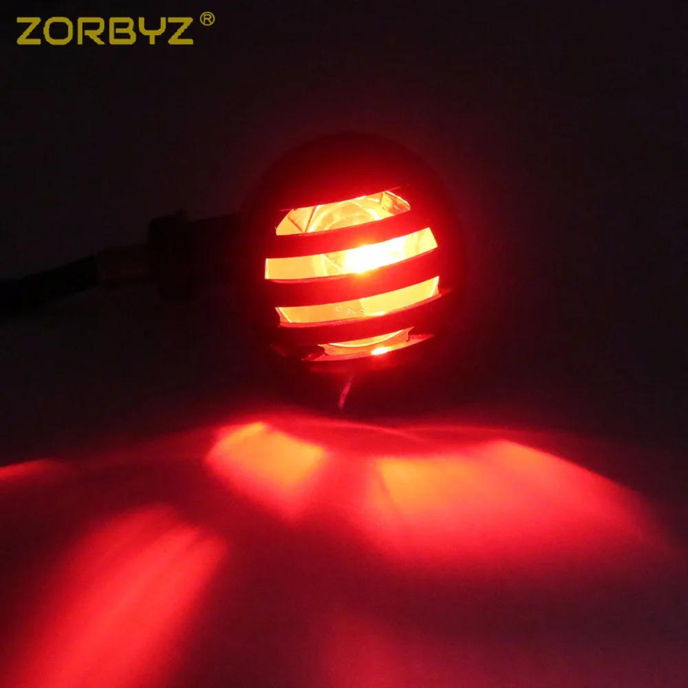 Черные мотоциклетные задние стоп-сигналы ZORBYZ для Harley Sportster 883 1200 XL Bobber Honda Yamaha |