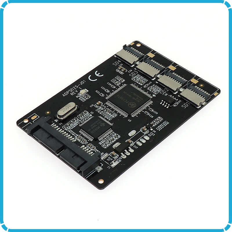 4x micro SD TF turn SATA Микро карта памяти карта передачи ноутбук SSD RAID Жесткий диск Передача TF группа карт