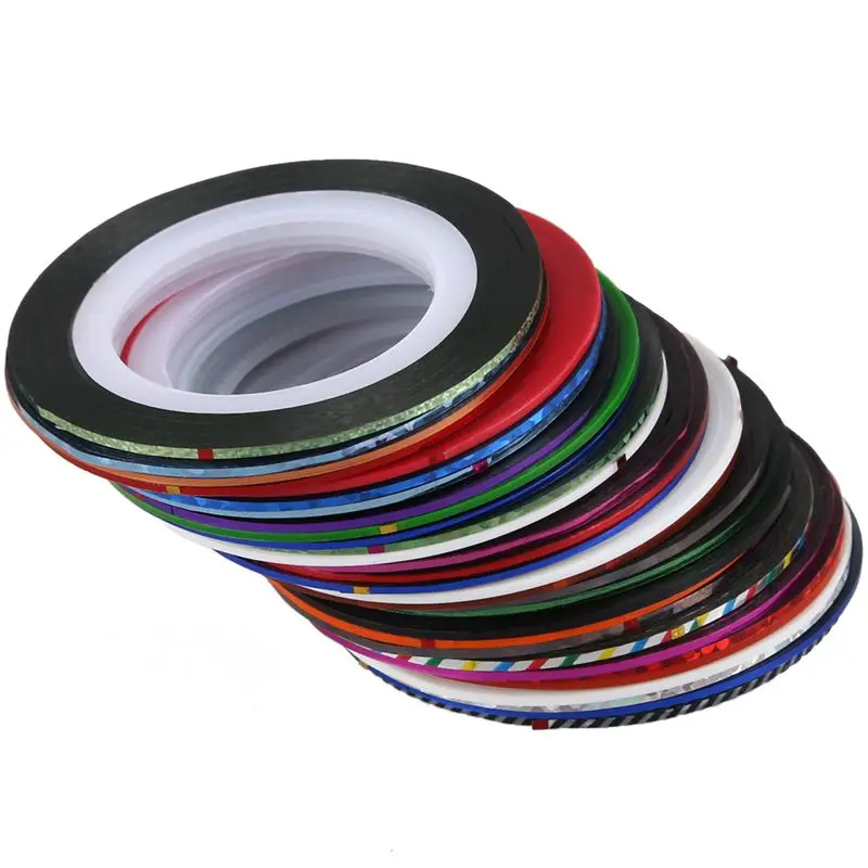 30 шт. разноцветные наклейки для дизайна ногтей | Красота и здоровье