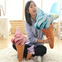 original design ice cream pillow creative cone cushion for leaning on lovely interesting business gifts christmas decorations