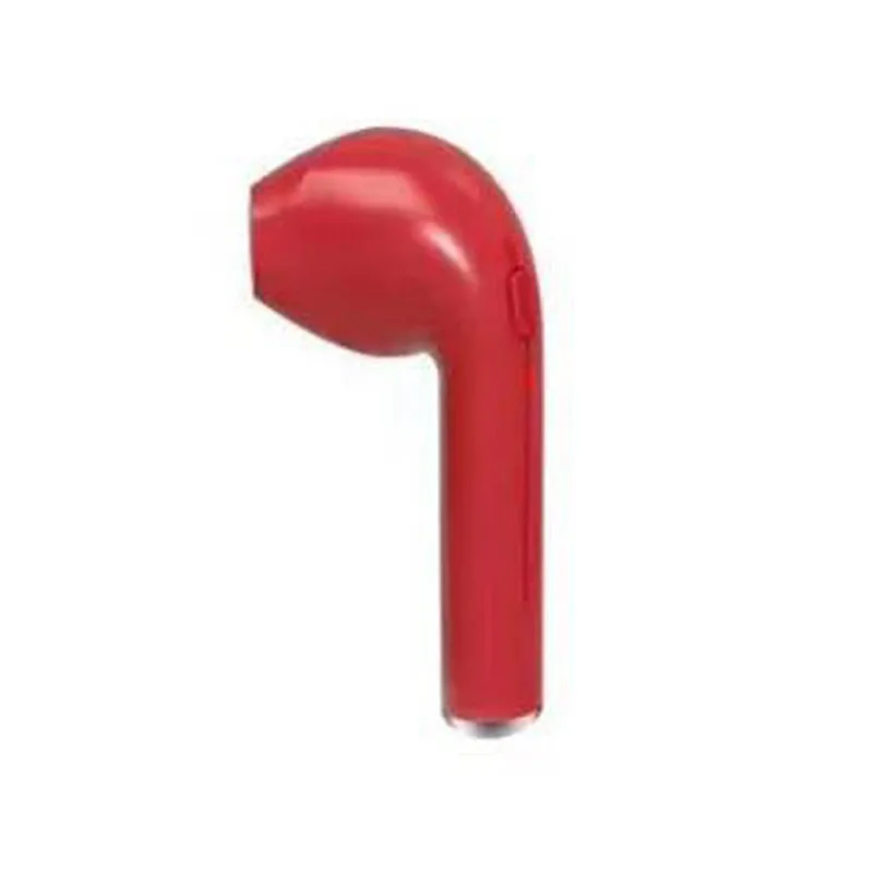 Красный GYKZ для I7S, беспроводные наушники, Bluetooth 4,1, многофункциональные стерео наушники, мини, бинауральные музыкальные наушники для Xiaomi IPhone - Цвет: Красный