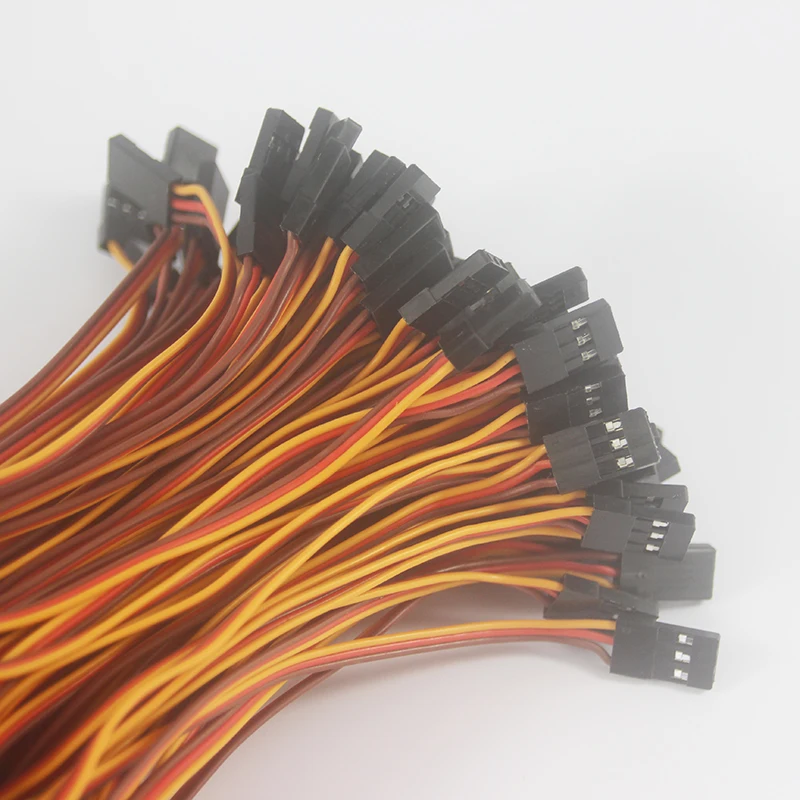 OliYin 100 шт./лот мм 10 см 26AWG 30 ядер RC вспомогательный свинцовый шнур удлинитель
