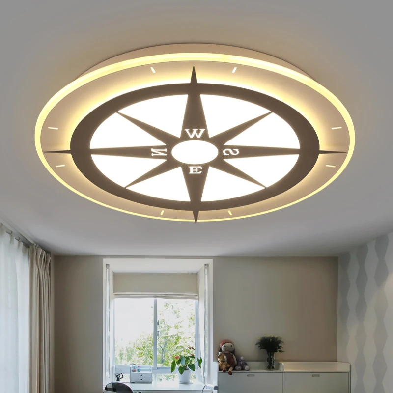 Розовая + синяя/белая современная светодиодная потолочная люстра Декоративная