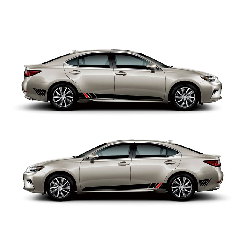TAIYAO автомобильный стильный спортивный автомобильный стикер для Lexus ES200 ES300 300h Mark Levinson автомобильные аксессуары и наклейки авто стикер - Название цвета: Golden car