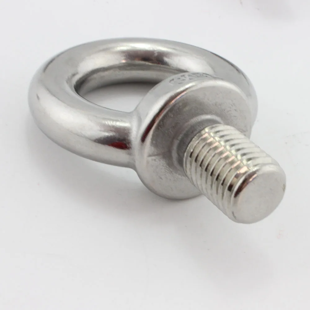 Stainless Marine Heavy Duty Lifting Eye Bolt DIN580 Ring Screw Loop Hole for Cable Rope 2pcs M24 | Автомобили и мотоциклы