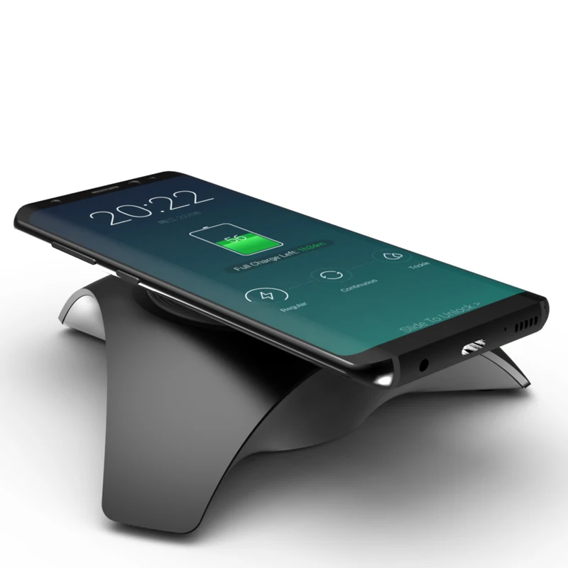 Qi Беспроводное зарядное устройство для мобильного телефона Note 5 Android Быстрая