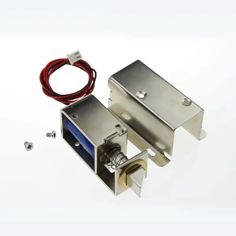 12 В Защелку Дверь Шкафа Электрический Замок Ассамблея Электромагнитный для