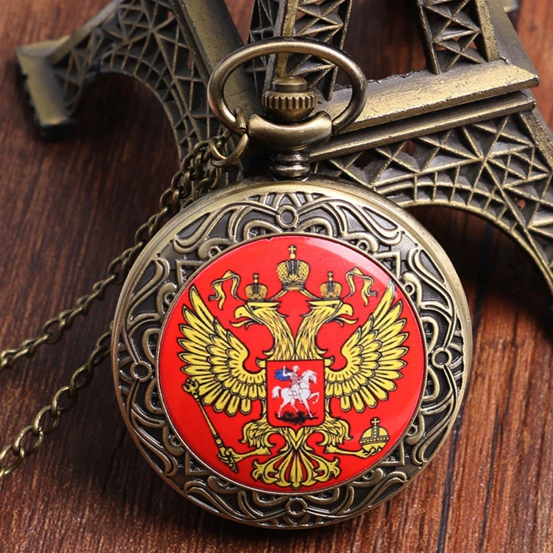 Бронза стимпанк Ретро винтажные кварцевые карманные часы с necklace ем Мужские кварцевые карманные часы ретро для мужчин и женщин Подарки
