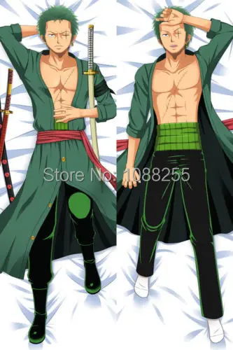 Аниме одна деталь BL Dakimakura Roronoa Зоро обнимает тело наволочка чехол