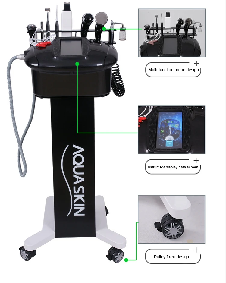 Newest Aquaskin black comprehensive combine skin care oxygen machine | Красота и здоровье