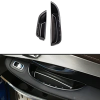 2pcs for mercedes benz c class w205 glc class x253 2015 2019 car door handle storage box tray accessories for left hand drive
