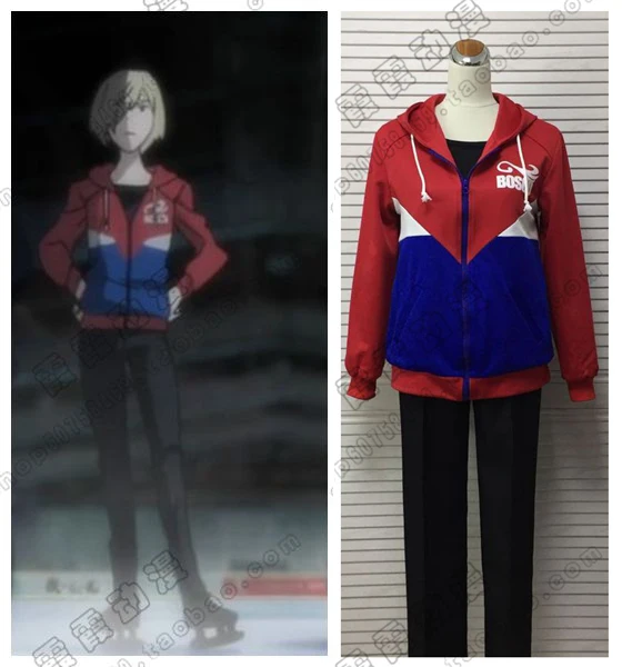 Горячее аниме YURI ON ICE! Фигурка Yuri Plisetsky Униформа полный комплект костюм для