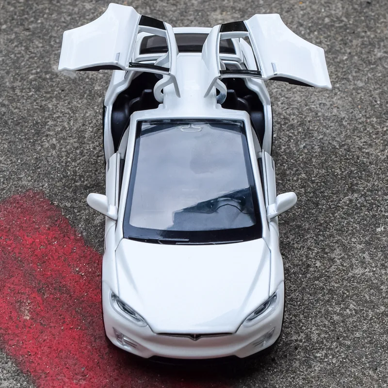 1:32 Tesla MODELX90 детские игрушки x90 модель автомобиля ограниченная распродажа
