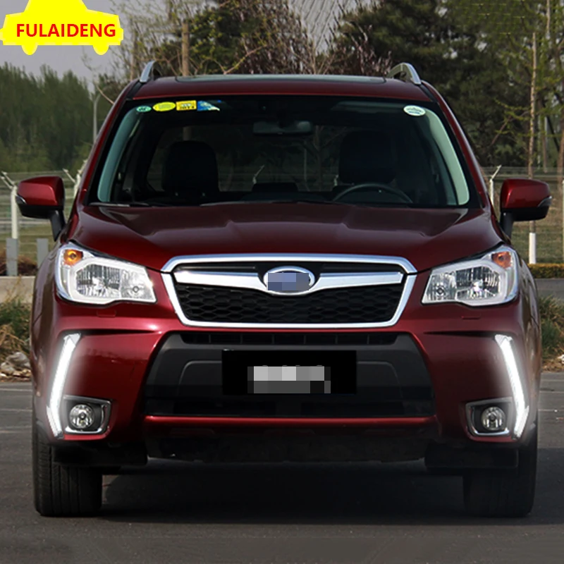 2 шт. для Subaru Forester 2013 2017 Авто Светодиодный дневной светильник осветительный