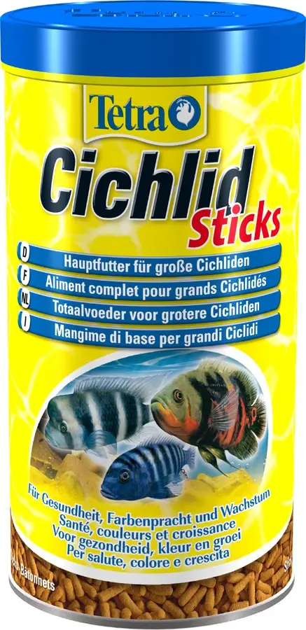 Sticks 500ml 160g Tetra cichild корм для тропических рыб гранулы палочки аквариум Восточная Африка cichild Фидер для рыб сделано в германии - Цвет: Sticks 500ml 160g