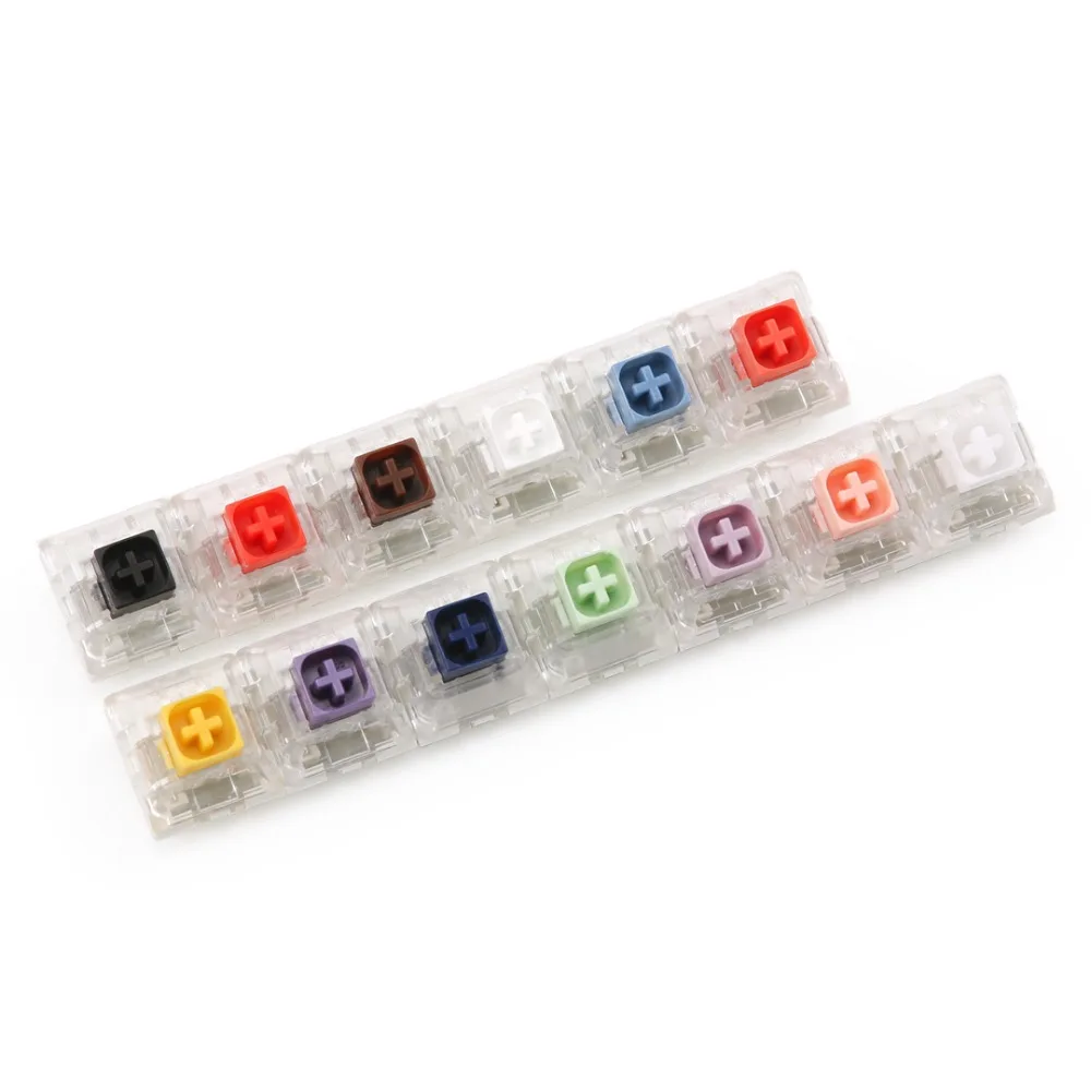 Kailh коробка RGB/SMD переключатели черный красный коричневый белый темно синий