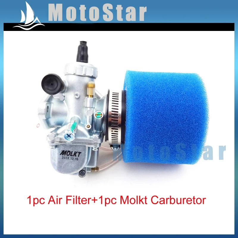 Карбюратор Molkt 26 мм Carb + синий воздушный фильтр 45 для Lifan YX 125cc 140cc 150cc CRF50 китайский
