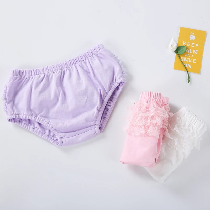 Комплект одежды для малышей из 3 предметов короткие кружевные штаны летние