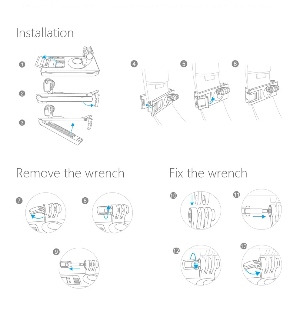 PGYTECH для DJI OMSO Карманный ремешок для экшн-камеры держатель L кронштейн вращающееся крепление для OSMO экшн ручной карданный стабилизатор