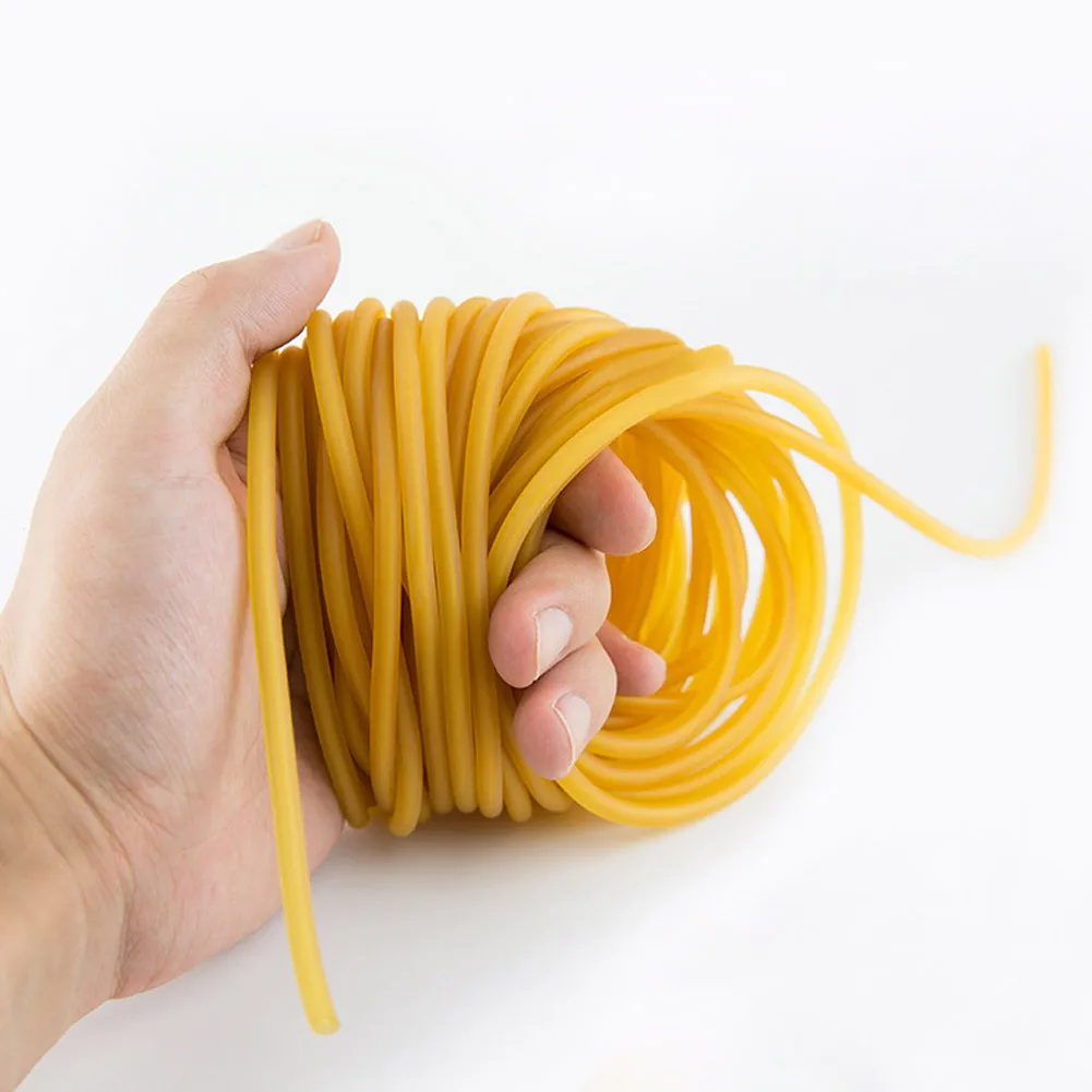 10 м натуральная латексная Рогатка охотничья стрельба Резиновая лента туба лук