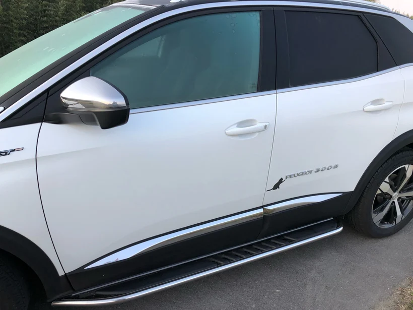Автомобильная Беговая доска, боковая ступенька, педали для peugeot 3008-, высокое качество от ISO9001 большой фабрики. в Азию