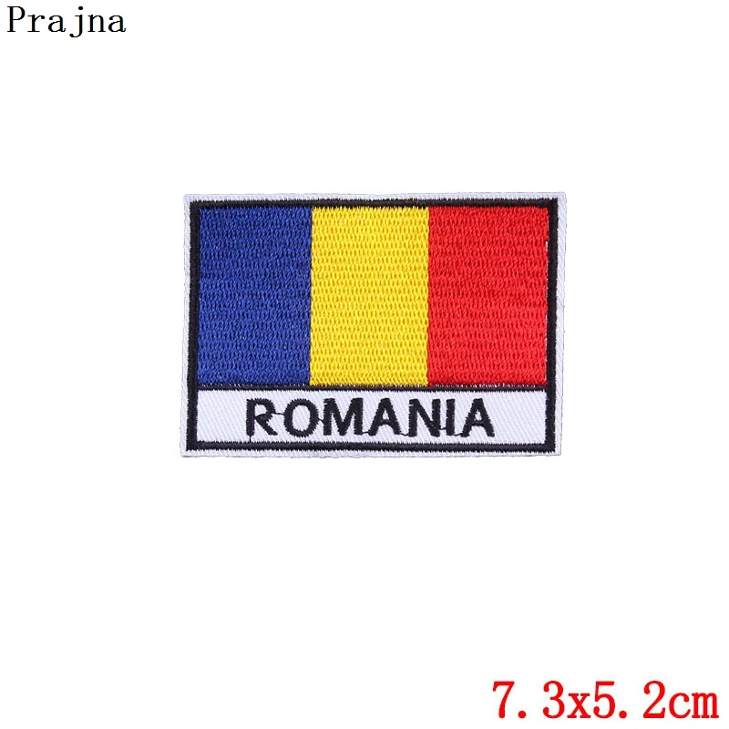 Фиолетовый Prajna флаг стран вышитые нашивки флаги европейских стран Высококачественная нашивка наклейки в форме флага аппликация Железная на одежде Новинка - Цвет: Фиолетовый