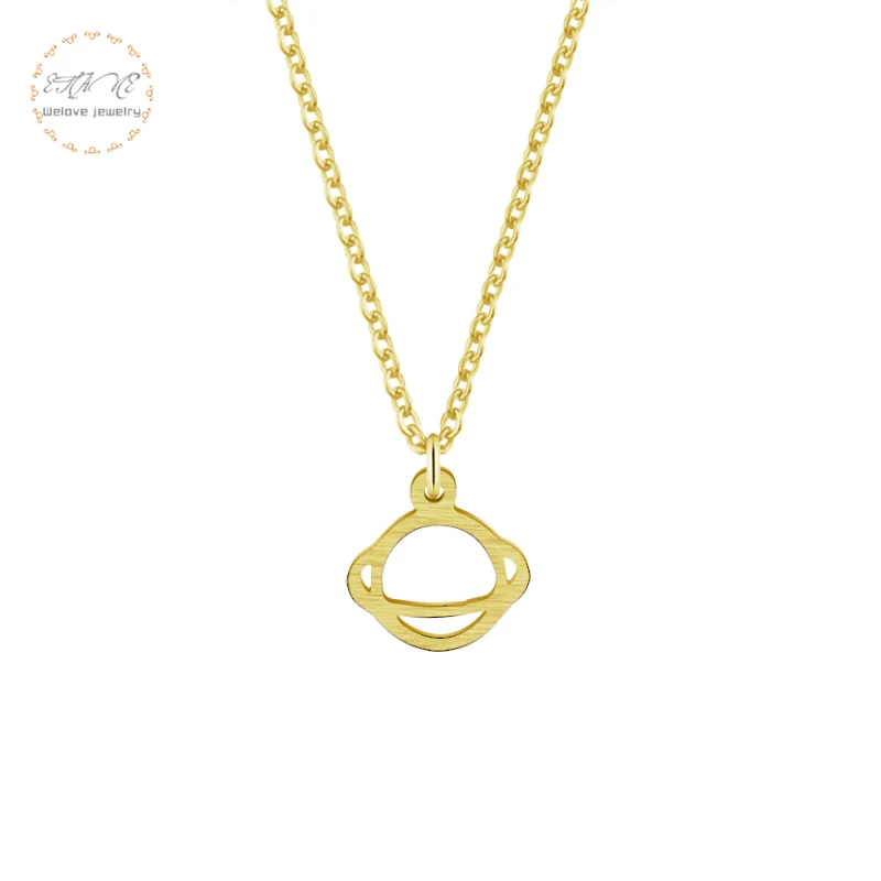 Великолепная сказка Сатурн планета Ожерелья для мужчин Подвески золото Цвет