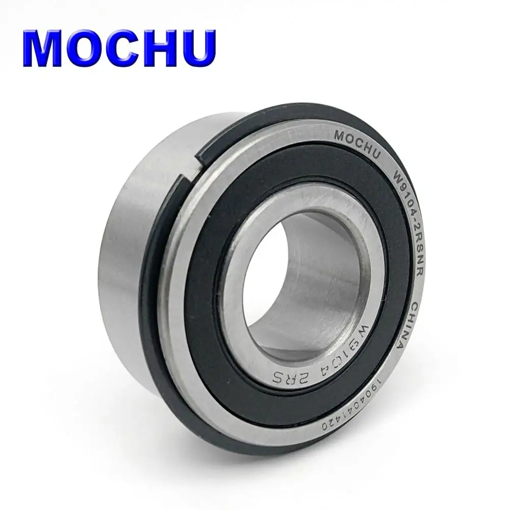 MOCHU W9104 2RSNR 2RS 19 05x42x17. 462 Однорядный глубокий шариковый подшипник с канавкой и