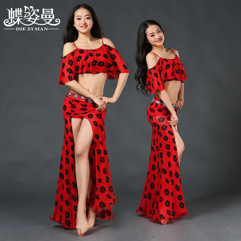 Женский комплект для танца живота профессиональный одежды и юбки zm097 2017 |