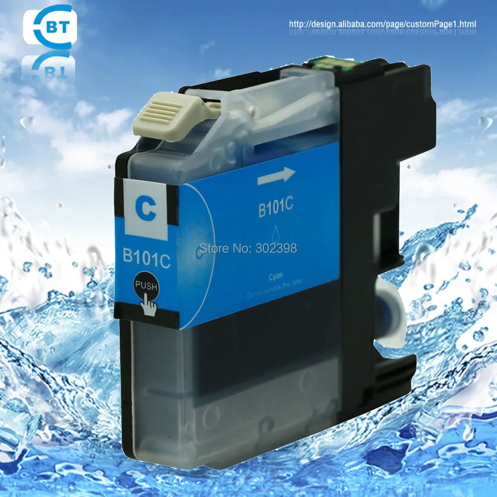 4 шт. совместимый картридж brother LC101 для фотографий/J450DW/J470DW/J475DW принтер|ink cartridge|brother