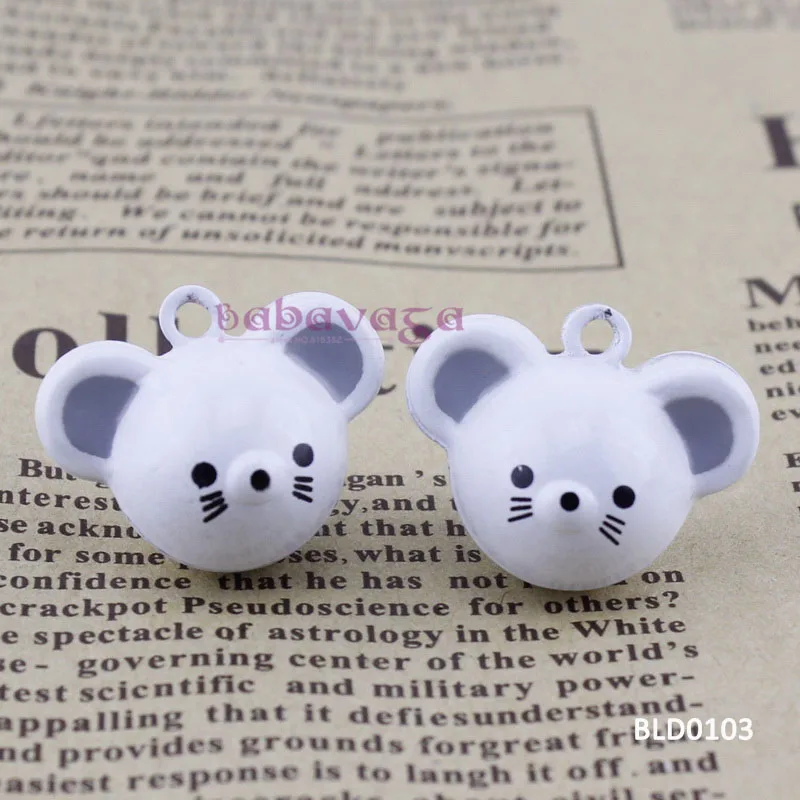 Медная голова мыши мультфильм колокольчик Подвески кулон подходит подарок на