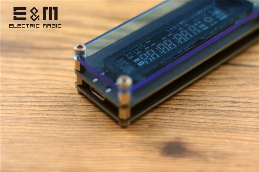 Цифровые мини часы с дисплеем VFD музыкальный уровень USB электронные вакуумный