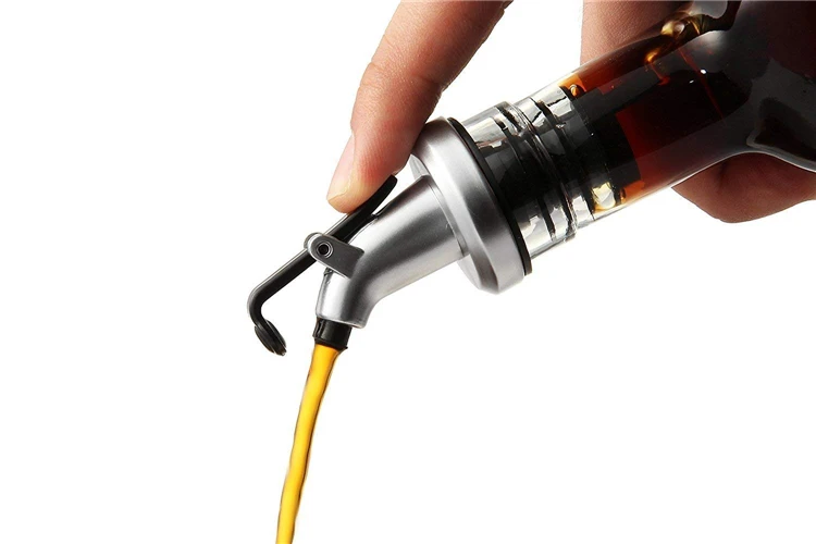 LMETJMA пробка для бутылок Pourer с воронкой из нержавеющей стали масляная бутылка герметичная пробка диспенсер оливкового масла инструменты для приготовления пищи KC0190