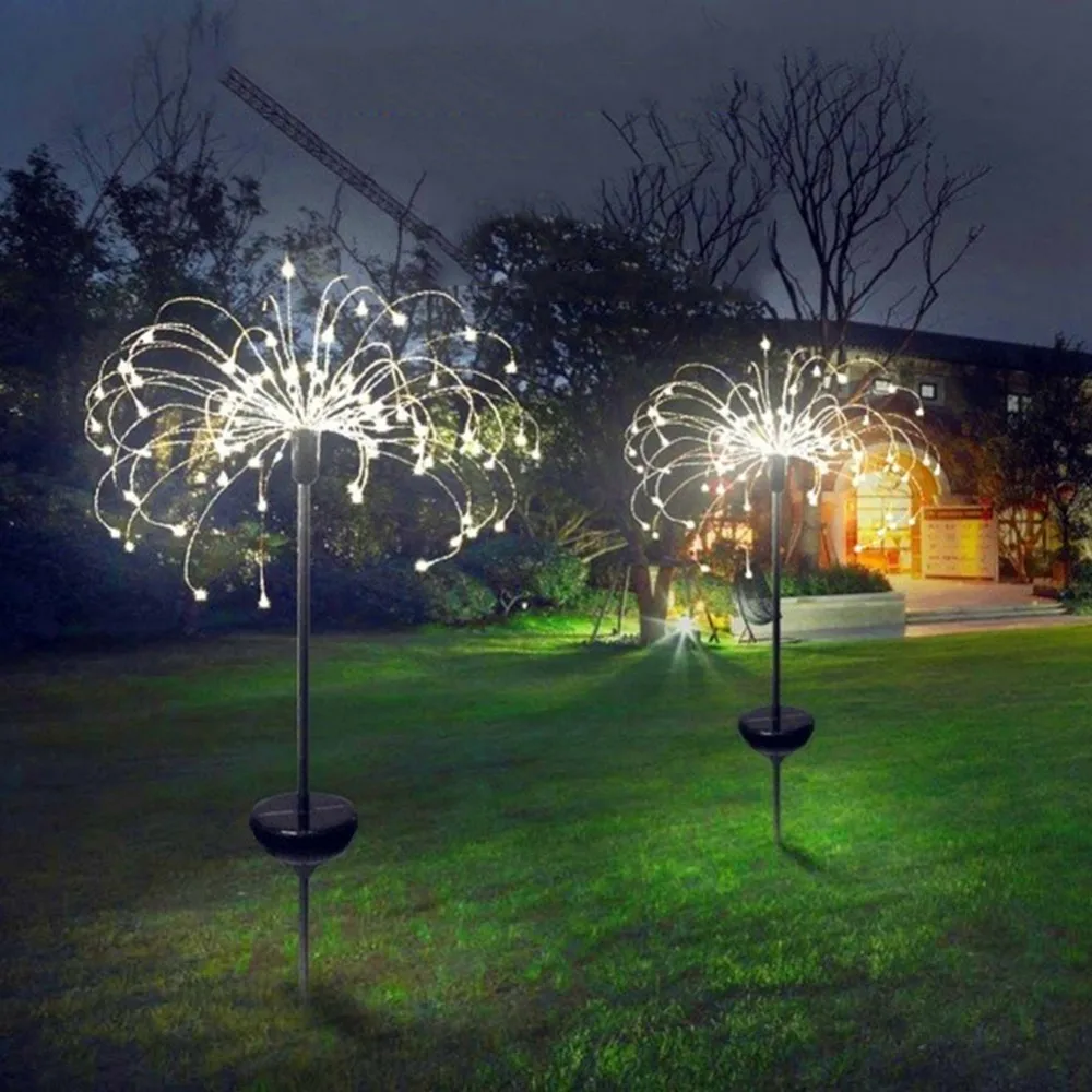 Наружная оптическая волоконная световая садовая лампа новинка солнечная