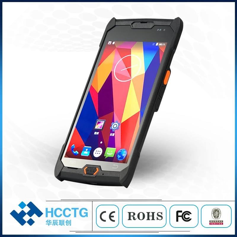 Android КПК ручной 5 дюймов сенсорный экран NFC карта IP67 мобильный pos-терминал