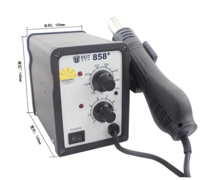 Демонтажный пистолет горячего воздуха паяльная станция светодиодный дисплей