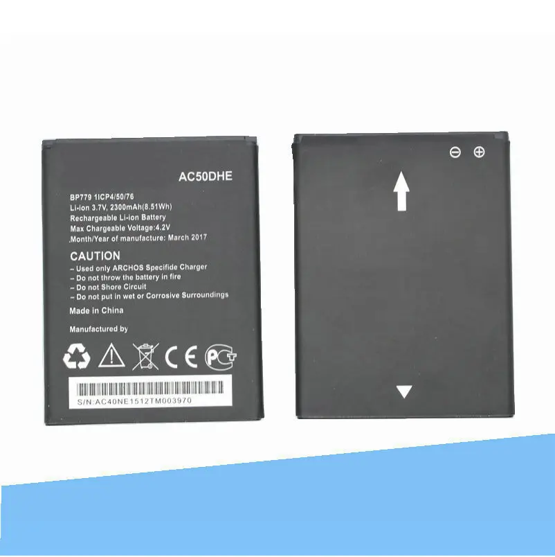 ISkyams 1x2300 мАч AC50DHE мобильный телефон аккумулятор для ARCHOS 50d Helium 4G