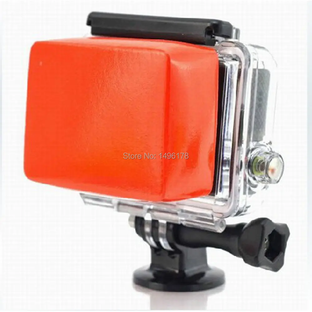 Новая красная плавающая поплавок коробка с 3 м клеящими кранами для камеры GoPro Hero 1
